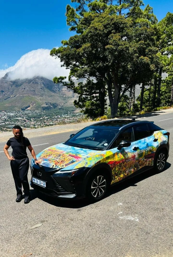 Lexus South Africa unveils artistic collaboration with Banele Khoza at Investec Cape Town Art Fair