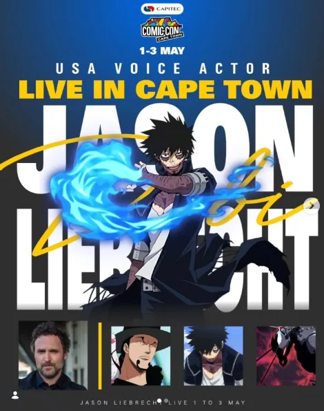 Comic Con Cape Town Welcomes Anime Voice Star Jason Liebrecht!
