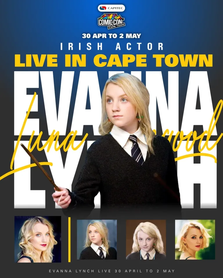 Evanna Lynch to Appear at Comic Con Cape Town with Capitec 2026